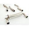 90mm Duplex exhaust system (stainless steel) - ECE approval