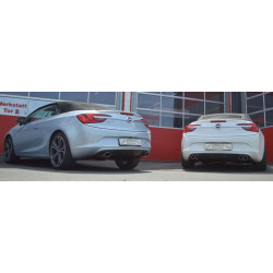 70mm Sport duplex exhaust Opel Cascada - ECE approval (861166BTD-X)