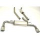 Friedrich Motorsport exhaust systems 70mm Duplex Exhaust Opel Mokka / Mokka X - ECE approval (881111TD-X) | races-shop.com