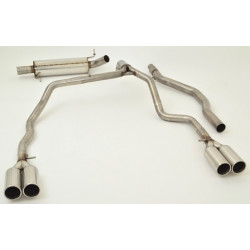 70mm Duplex Exhaust VW Amarok 2H RWD a 4motion - ECE approval (881460D-X)