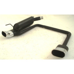 Duplex Sport exhaust silencer Opel Corsa C - ECE approval (921134D-x)