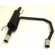 Friedrich Motorsport exhaust systems Duplex Sport exhaust silencer Opel Corsa D GSI - ECE approval (921137TGD-X) | races-shop.com