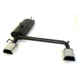 Duplex Sport exhaust silencer Opel Astra F - ECE approval (921146D-x)