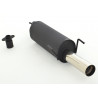 Sport exhaust silencer Opel Astra G - ECE approval