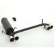 Friedrich Motorsport exhaust systems Duplex Sport exhaust silencer Opel Zafira A - ECE approval (921154D-x) | races-shop.com