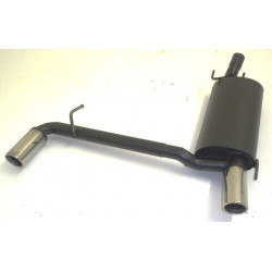 Duplex Sport exhaust silencer Ford Fiesta JAS/JBS - ECE approval (921211D-X)