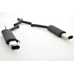 Duplex Sport exhaust silencer VW T4 Bus - ECE approval (921420D-x)