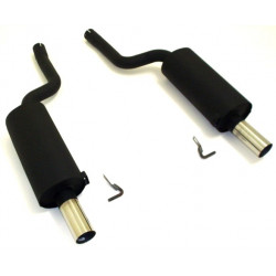 Duplex Sport exhaust silencer VW Passat 3B - ECE approval (921426D-X)