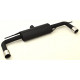 Friedrich Motorsport exhaust systems Duplex Sport exhaust silencer VW Golf VI - ECE approval (921445GLD-X) | races-shop.com