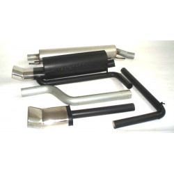Gr.A Duplex Exhaust Opel Astra G - ECE approval (961165D-X)