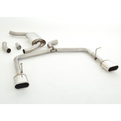 Duplex Sport exhaust silencer KIA Cee d Sporty Wagon (ED) - ECE approval (970502AD-X)
