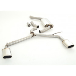 Duplex Sport exhaust silencer KIA Pro_Cee d (ED) - ECE approval (970502BD-X)