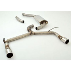 Duplex Sport exhaust silencer KIA Cee d (ED) - ECE approval (970502D-X)