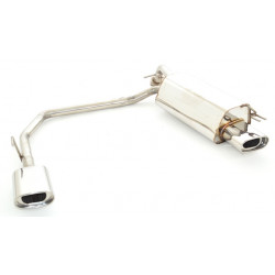 Duplex Sport exhaust silencer Kia Rio - ECE approval (970503D-X)