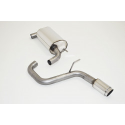Sport exhaust silencer KIA Cee d a Pro Cee d (JD) - ECE approval (970515-X)