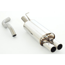 Sport exhaust silencer Audi A3 8L FWD - ECE approval (971012A-X)
