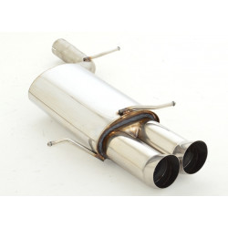 Sport exhaust silencer Audi A4 B5 Quattro - ECE approval (971013-x)