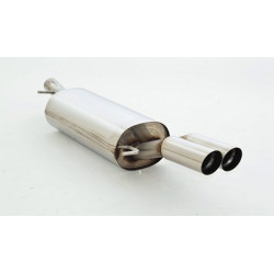 Sport exhaust silencer Audi A6 4B FWD - ECE approval (971015A-X)