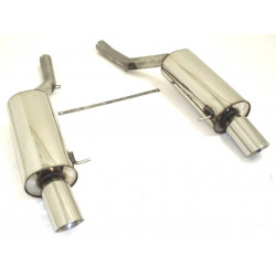 Duplex Sport exhaust silencer Audi S6 4B Quattro - ECE approval (971017SD-X)