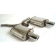 Friedrich Motorsport exhaust systems Duplex Sport exhaust silencer Audi A4 B7 (8EC/8ED/8H) FWD - ECE approval (971026AD-X) | races-shop.com