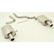 Friedrich Motorsport exhaust systems Duplex Sport exhaust silencer Audi A4 B7 (8EC/8ED/8H) FWD - ECE approval (971026D-X) | races-shop.com