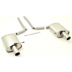 Duplex Sport exhaust silencer Audi A4 B7 (8EC/8ED/8H) Quattro - ECE approval (971027D-X)
