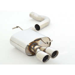 76mm Sport exhaust silencer (stainless steel) - ECE approval (971031-X3-X)