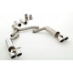 Friedrich Motorsport exhaust systems 76mm Sport duplex exhaust (stainless steel) - ECE approval (971037ASLD-X3-X) | races-shop.com