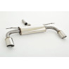 Duplex Sport exhaust silencer (stainless steel) - ECE approval
