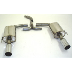 Duplex Sport exhaust silencer Opel Insignia - ECE approval (971122D-X)