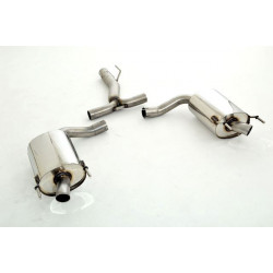 76mm Duplex-Exhaust system Opel Insignia saloon a hatchback AWD - ECE approval (971125D-X3)