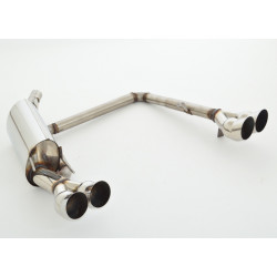 Duplex Sport exhaust silencer Opel Tigra A - ECE approval (971133D-x)