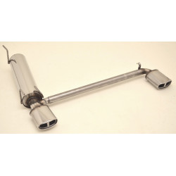 Duplex Sport exhaust silencer Opel Omega B - ECE approval (971142D-x)