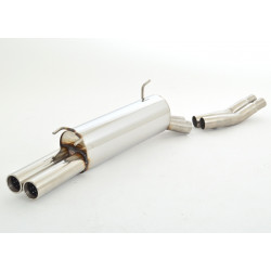 Sport exhaust silencer Opel Omega B - ECE approval (971143-x)