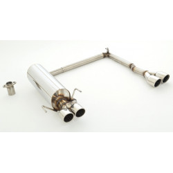 Duplex Sport exhaust silencer Opel Astra G - ECE approval (971150TD-x)