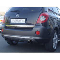 Duplex Sport exhaust silencer Opel Antara - ECE approval (971168AD-X)