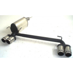 Duplex Sport exhaust silencer Opel Meriva A - ECE approval (971172D-x)