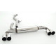 Friedrich Motorsport exhaust systems Duplex Sport exhaust silencer Ford Focus III DYB - ECE approval (971202D-X) | races-shop.com