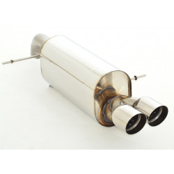 Sport exhaust silencer Ford Fiesta JA8 Sport - ECE approval (971220AS-X)