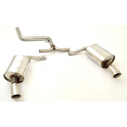Duplex Sport exhaust silencer Ford Mondeo ST220 (B4Y/B5Y) - ECE approval (971233D-X)