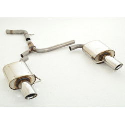 Duplex Sport exhaust silencer Ford S-Max - ECE approval (971235BD-X)