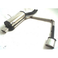 Duplex Sport exhaust silencer BMW 3er E46 - ECE approval (971325D-x)