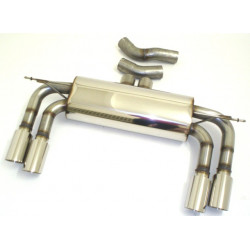 3"(76mm) Sport duplex exhaust BMW X6 M - ECE approval (971340D-X3-X)