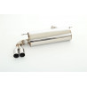 76mm Sport exhaust silencer (stainless steel) - ECE approval