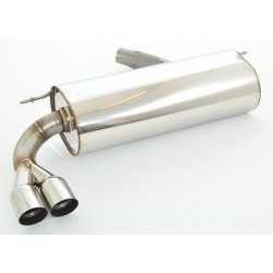 Sport exhaust silencer (stainless steel) - ECE approval (971367A-X)