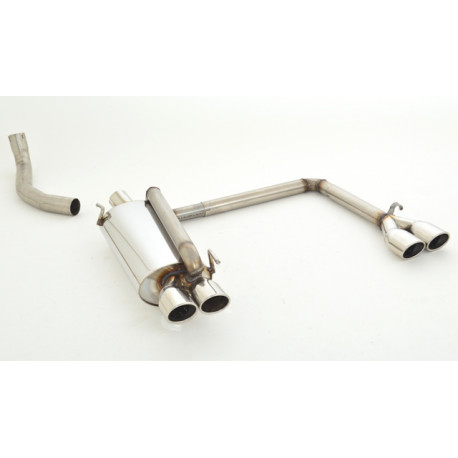 Friedrich Motorsport exhaust systems Duplex Sport exhaust silencer VW Polo 6N / 6N2 - ECE approval (971409D-x) | races-shop.com