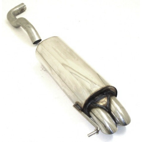 Friedrich Motorsport exhaust systems Sport exhaust silencer (stainless steel) - ECE approval (971412) | races-shop.com
