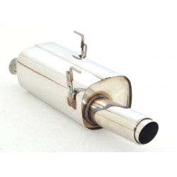 Sport exhaust silencer Peugeot 206 - ECE approval (971504-x)
