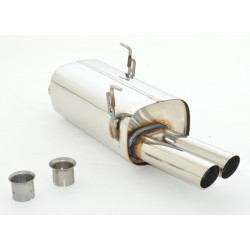 Sport exhaust silencer Peugeot 206 CC - ECE approval (971504A-x)
