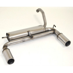 Duplex Sport exhaust silencer Peugeot 107 - ECE approval (971505D-x)
